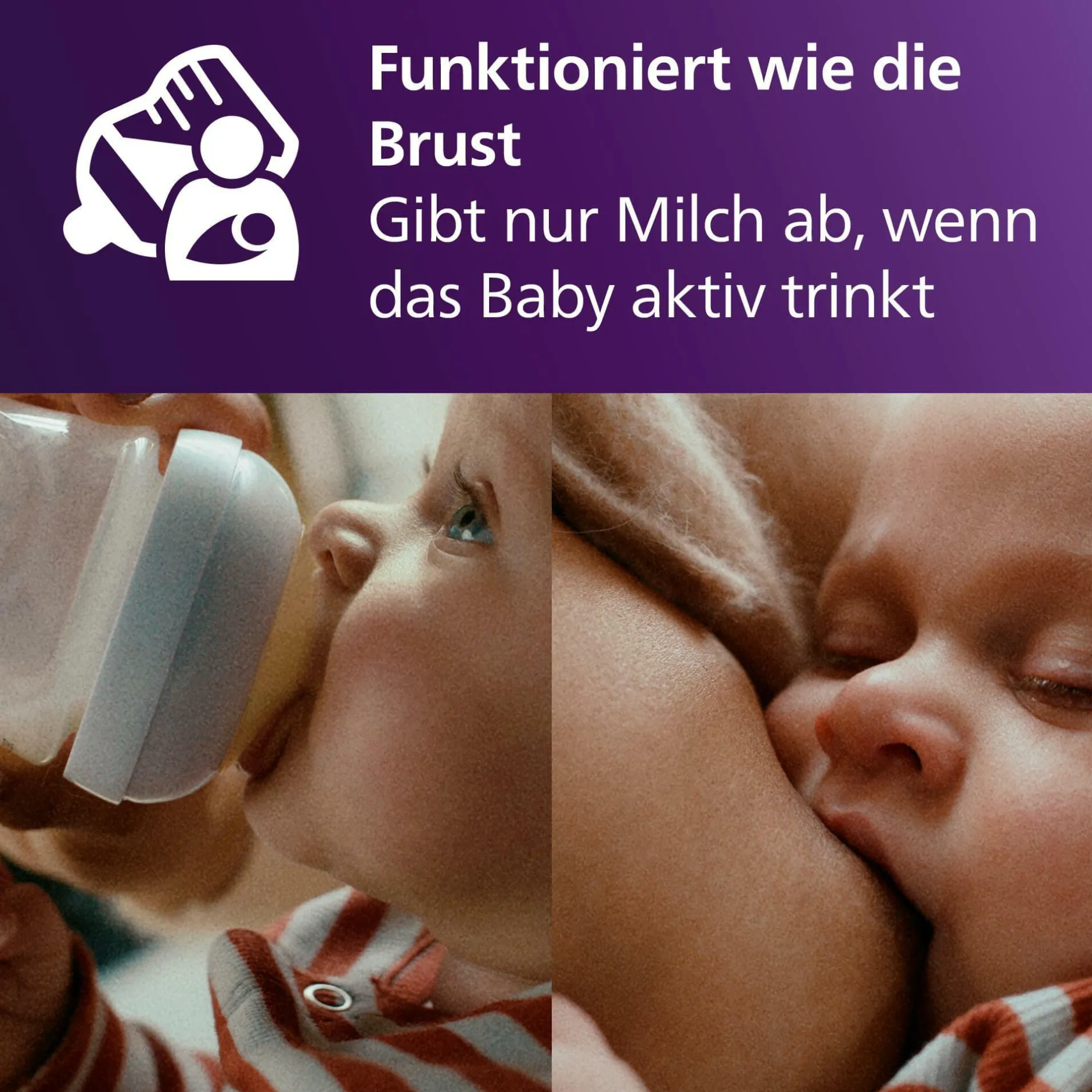 PHILIPS AVENT Flaschen-Starter-Set Natural Response SCD838/12* Flaschen & Sauger