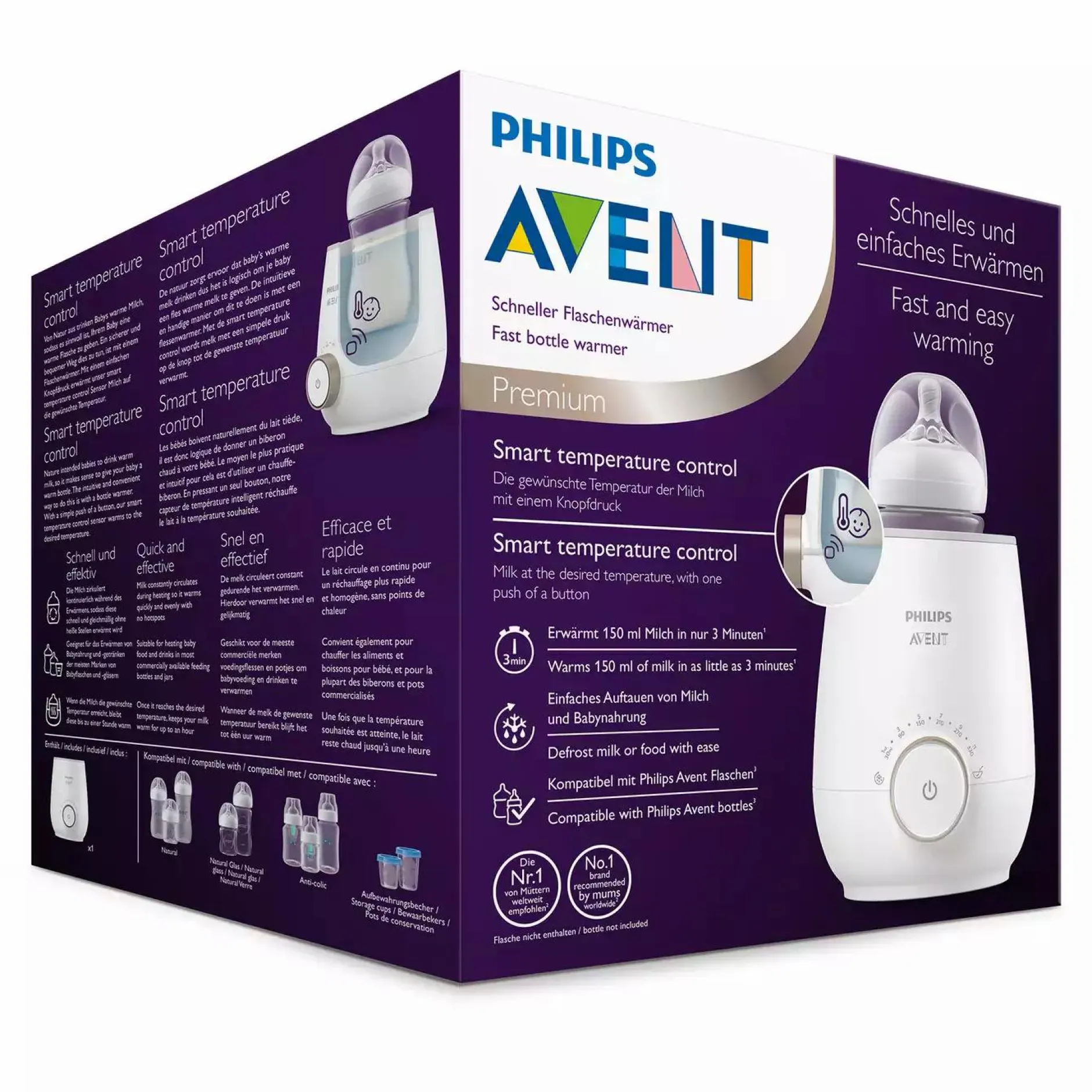 PHILIPS AVENT Flaschenwärmer SCF 358/00* Babykostwärmer