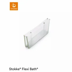 STOKKE Flexi Bath® Transparent Green mit hitzeempfindlichem Stöpsel* Badewannen