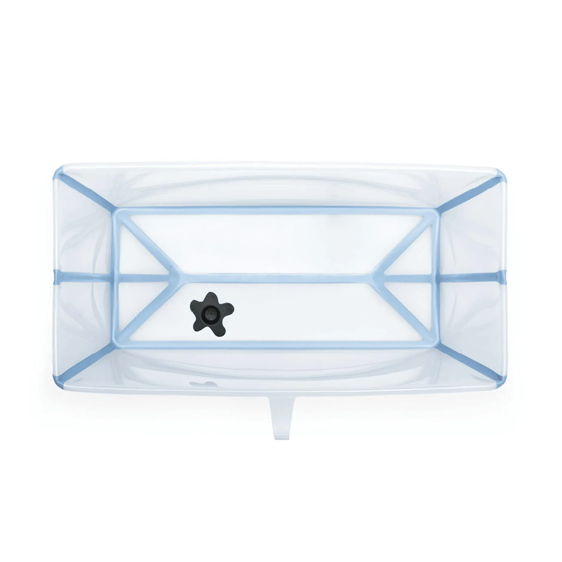 STOKKE Flexi Bath® XL Transparent Ocean Blue mit hitzeempfindlichem Stöpsel* Badewannen