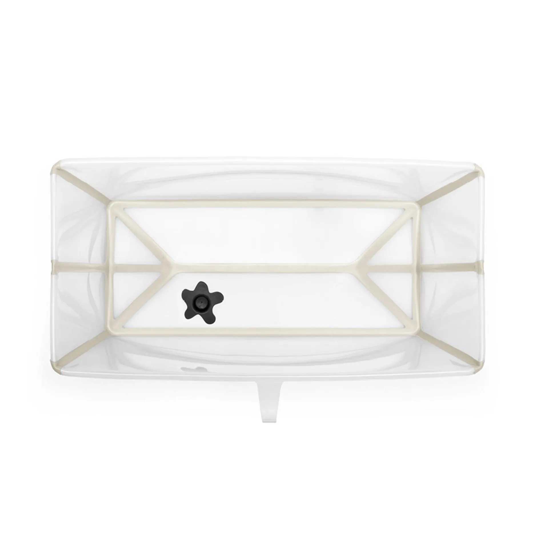 STOKKE Flexi Bath® XL Transparent Sandy mit hitzeempfindlichem Stöpsel* Badewannen
