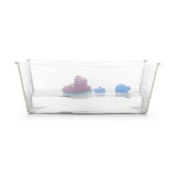 STOKKE Flexi Bath® XL Transparent Sandy mit hitzeempfindlichem Stöpsel* Badewannen