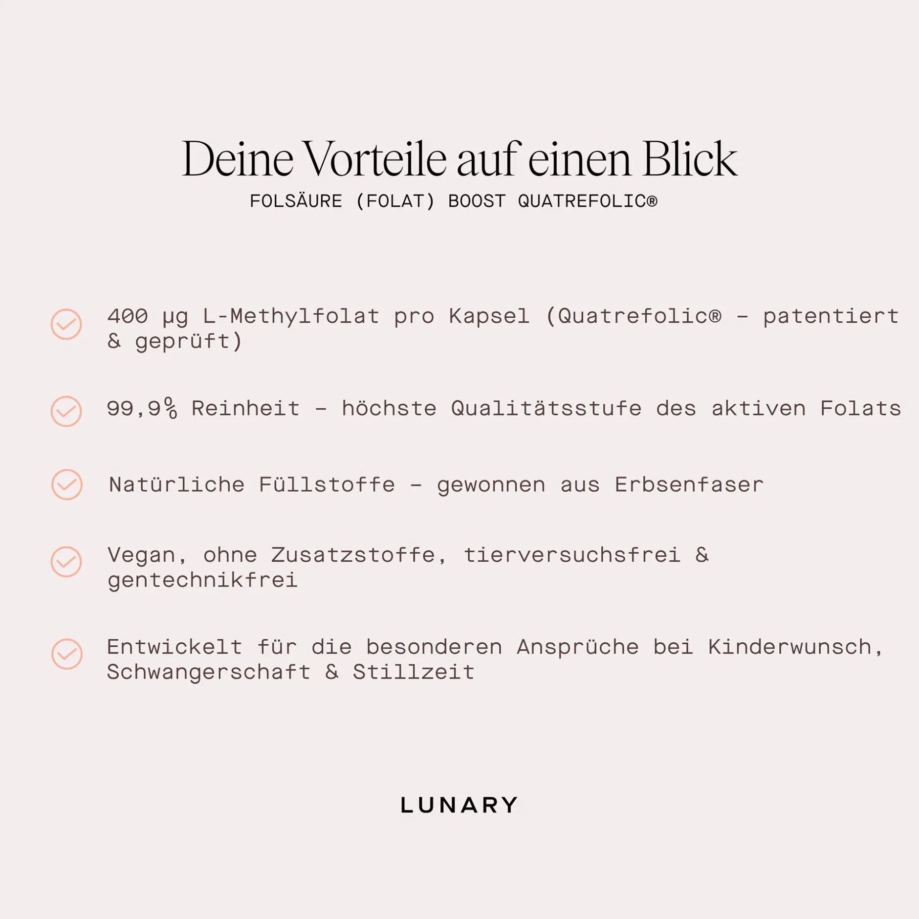 Lunary Folsäure* Hausapotheke|Nahrungsergänzung & Vitamine