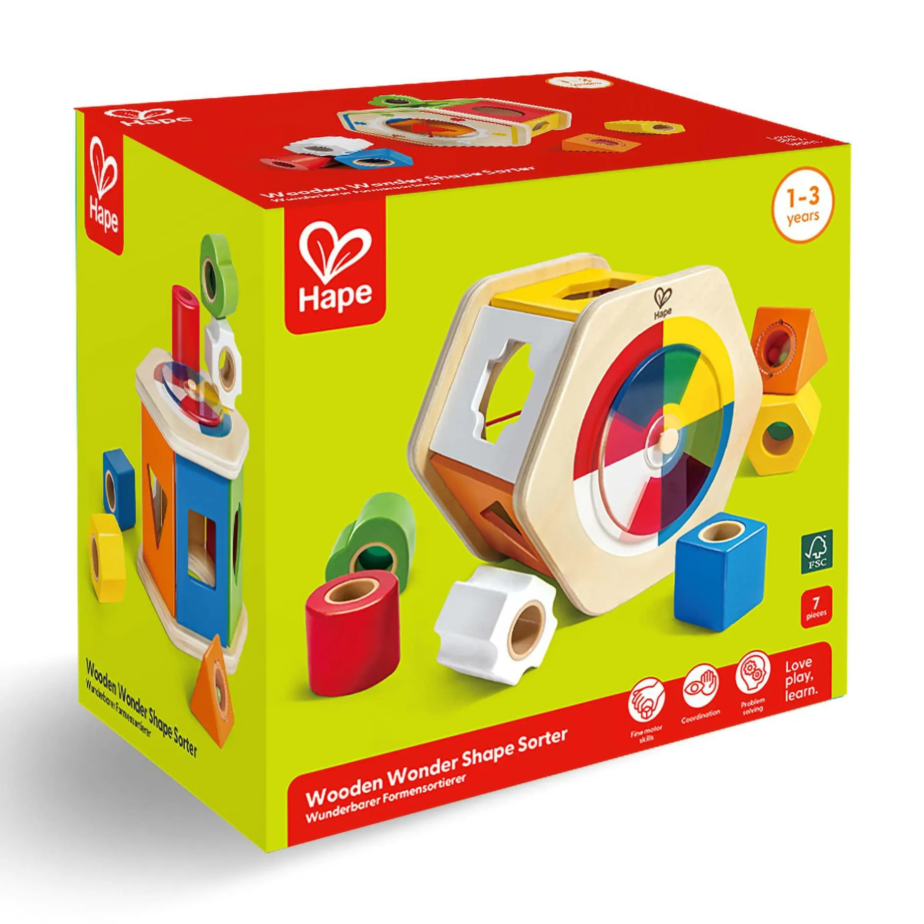Hape Formensortierer aus Holz*Kinder Holzspielzeug