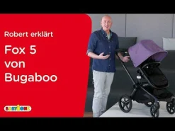 bugaboo Fox 5 2-in-1 Komfort-Kinderwagen Black Moonlight*Kinder Kombi-Kinderwagen