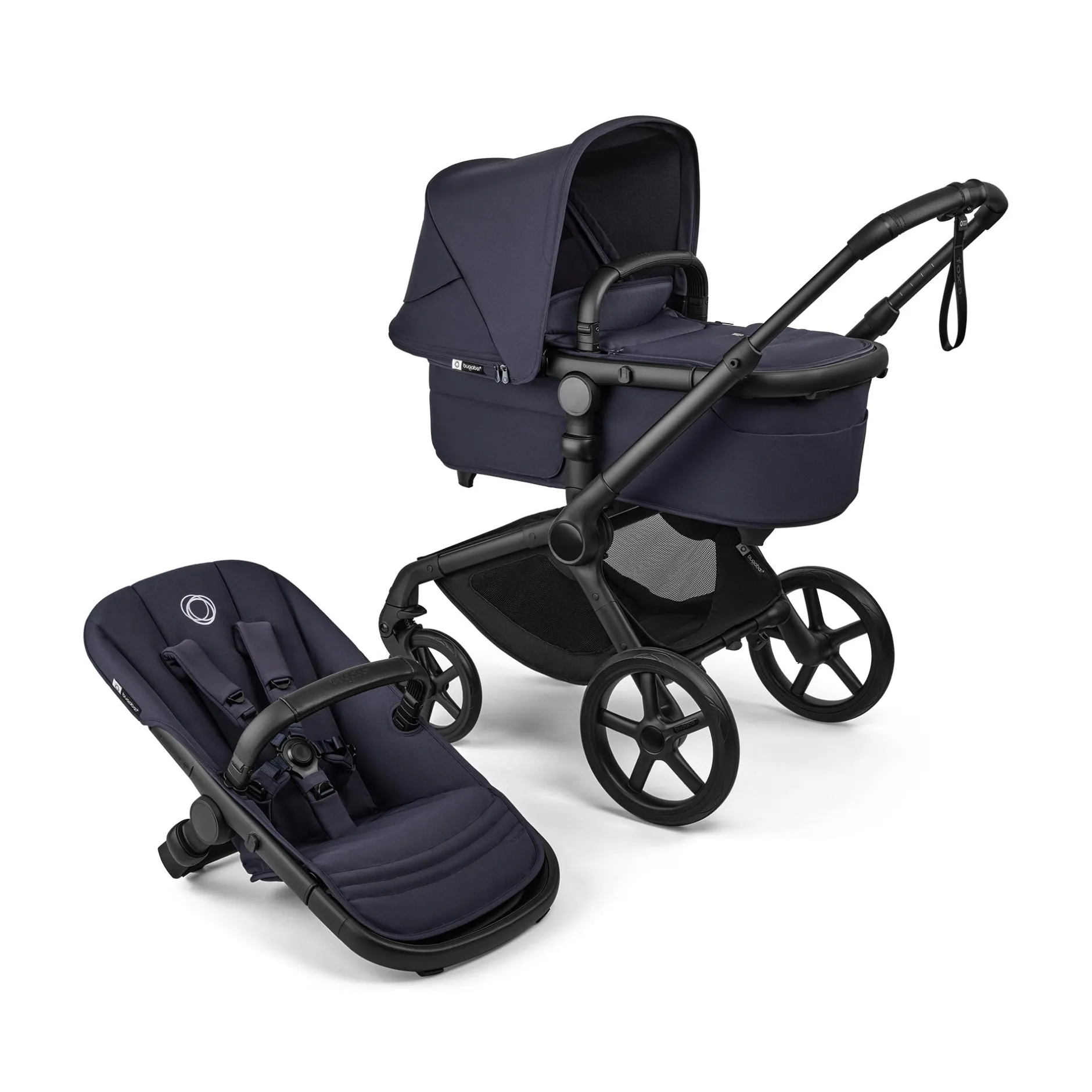bugaboo Fox 5 Renew Complete Black Indigo*Kinder Kombi-Kinderwagen