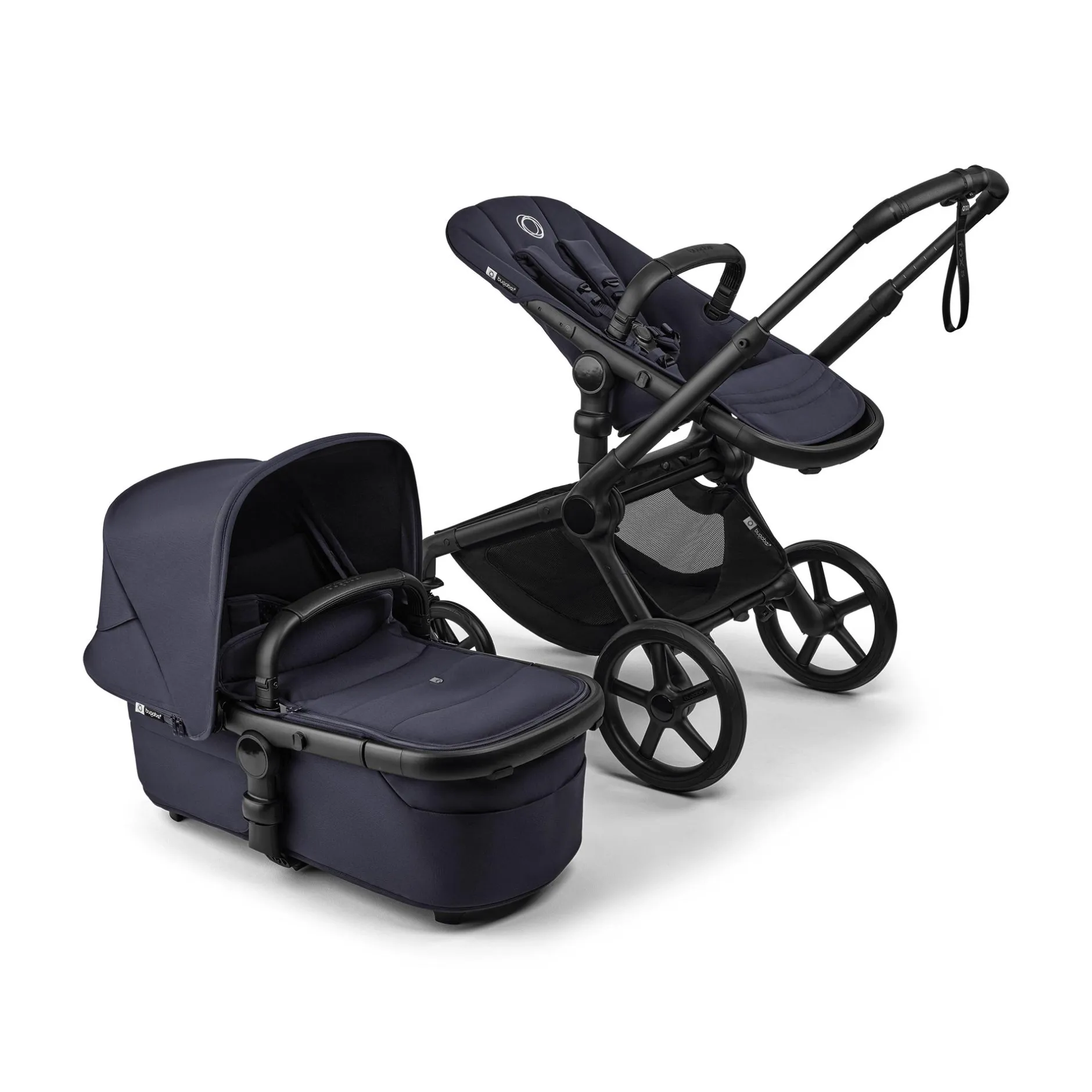 bugaboo Fox 5 Renew Complete Black Indigo*Kinder Kombi-Kinderwagen