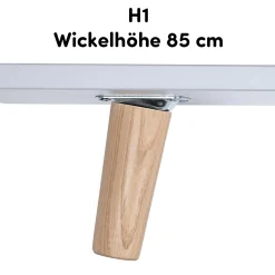 Arthur Berndt Fußpaket Lovis 85 cm für die schmale Wickelkommode Lovis* Wickelmöbel