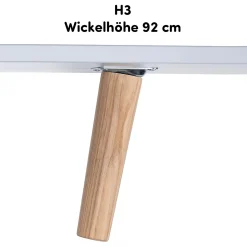 Arthur Berndt Fußpaket Lovis 92 cm für die schmale Wickelkommode Lovis* Wickelmöbel