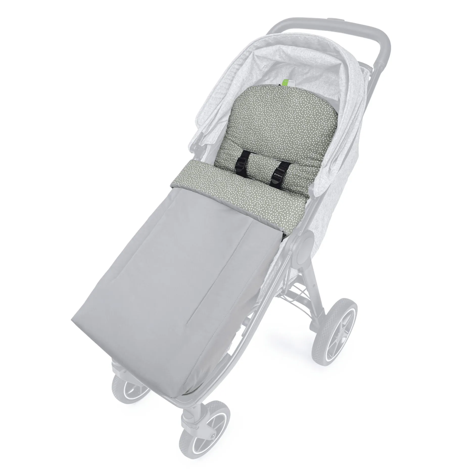 Liebes von Priebes Fußsack Bodo Mini Dots Salbei*Kinder Kinderwagen Zubehör