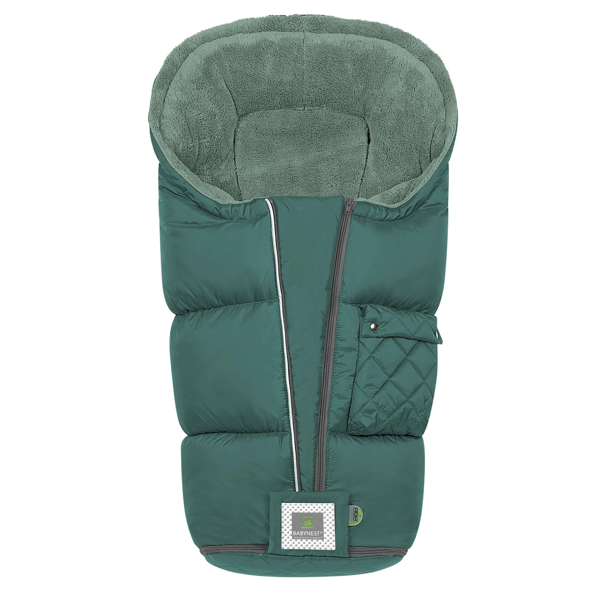 odenwu00e4lder Fußsack Gino-cs Cosy Green*Kinder Kinderwagen Zubehör