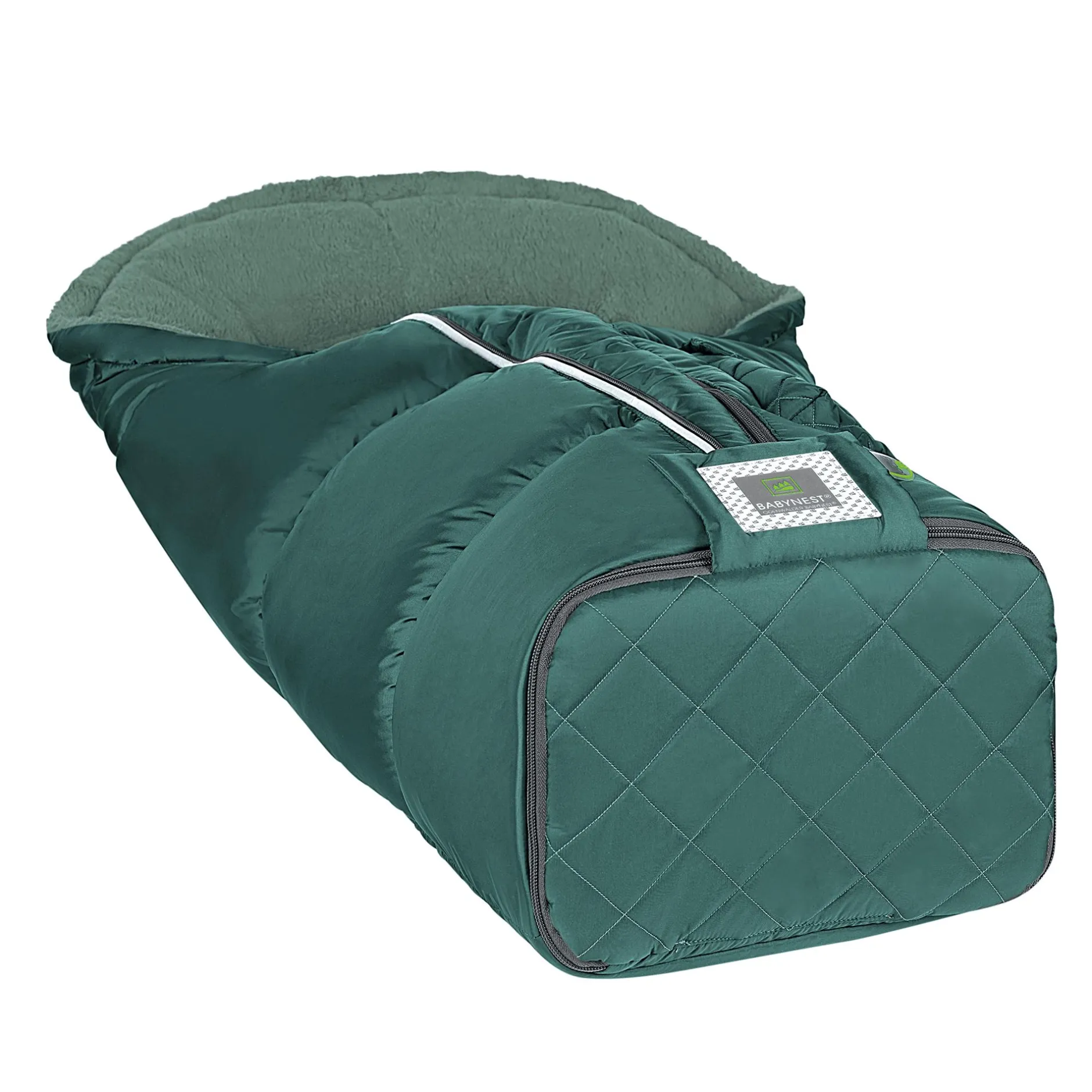 odenwu00e4lder Fußsack Gino-cs Cosy Green*Kinder Kinderwagen Zubehör