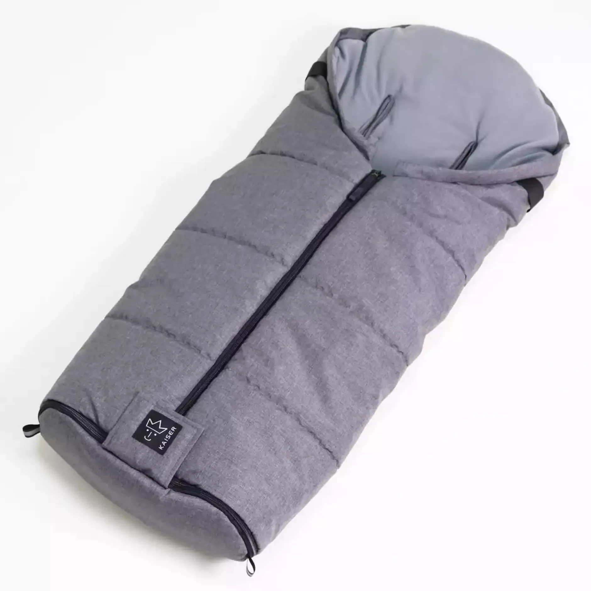 KAISER Fußsack Jooshi Thermo Basic Black Melange*Kinder Kindersitz Zubehör|Kinderwagen Zubehör