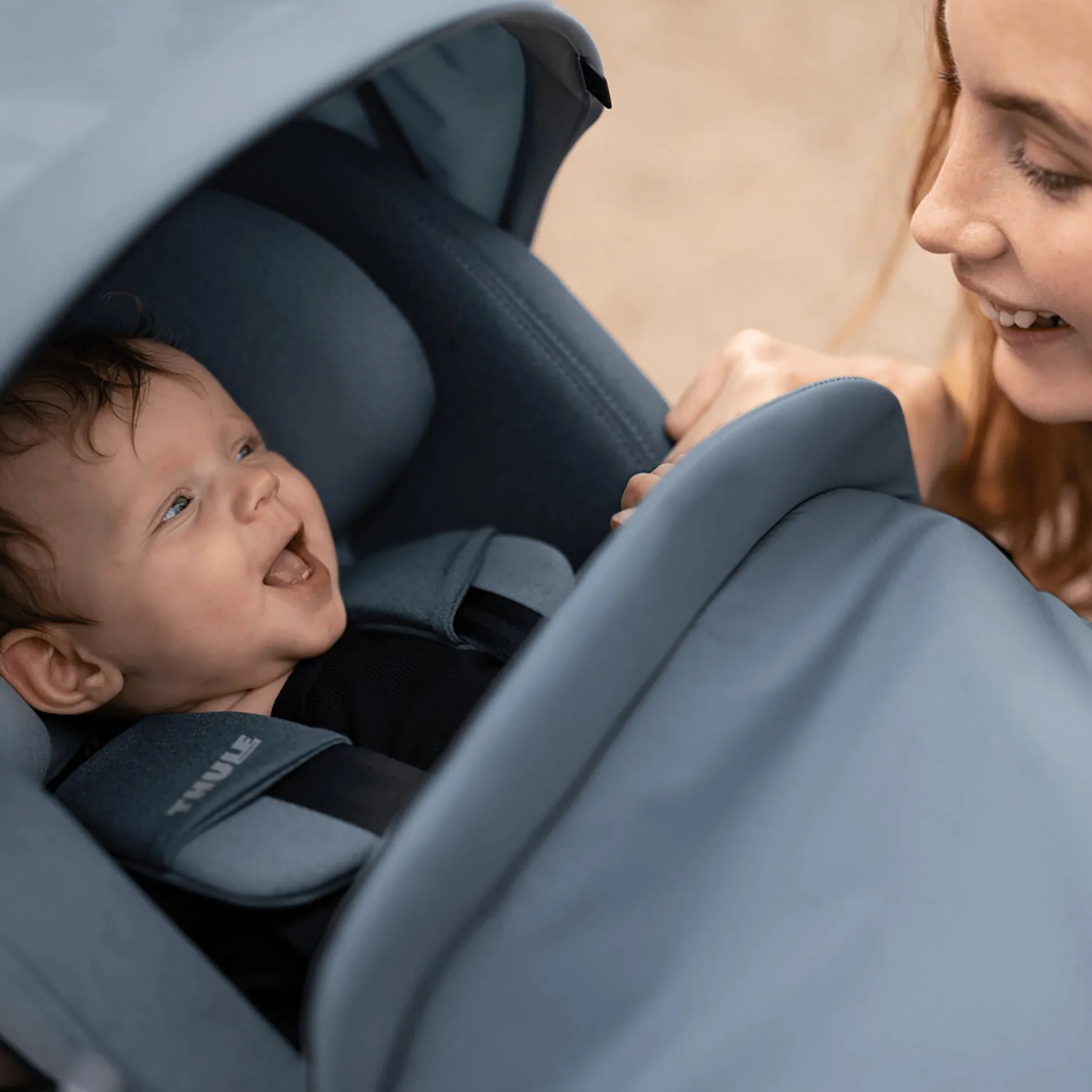 THULE Fußsack Mid Blue*Kinder Kindersitz Zubehör