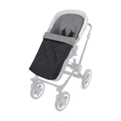 Liebes vPriebes Fußsack Mila Waffelpiqué Anthrazit/Stein*Kinder Kinderwagen Zubehör