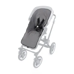 Liebes vPriebes Fußsack Mila Waffelpiqué Anthrazit/Stein*Kinder Kinderwagen Zubehör