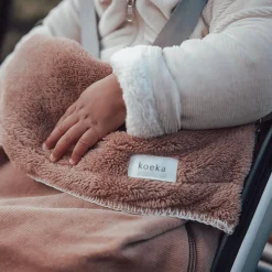 koeka Fußsack Plüsch Oddi Soft Earth*Kinder Kinderwagen Zubehör