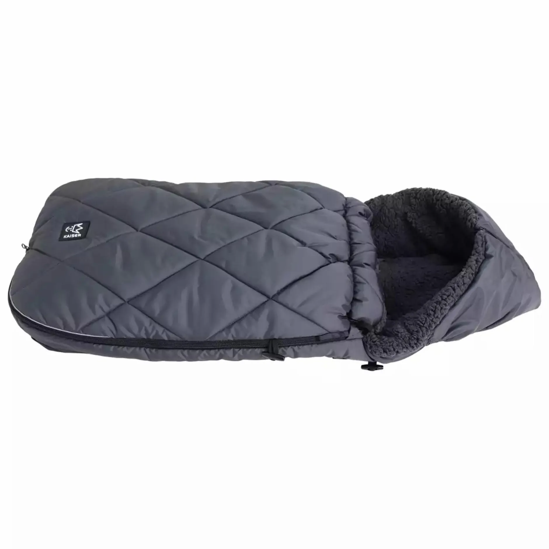 KAISER Fußsack XL Too Anthracite*Kinder Kinderwagen Zubehör