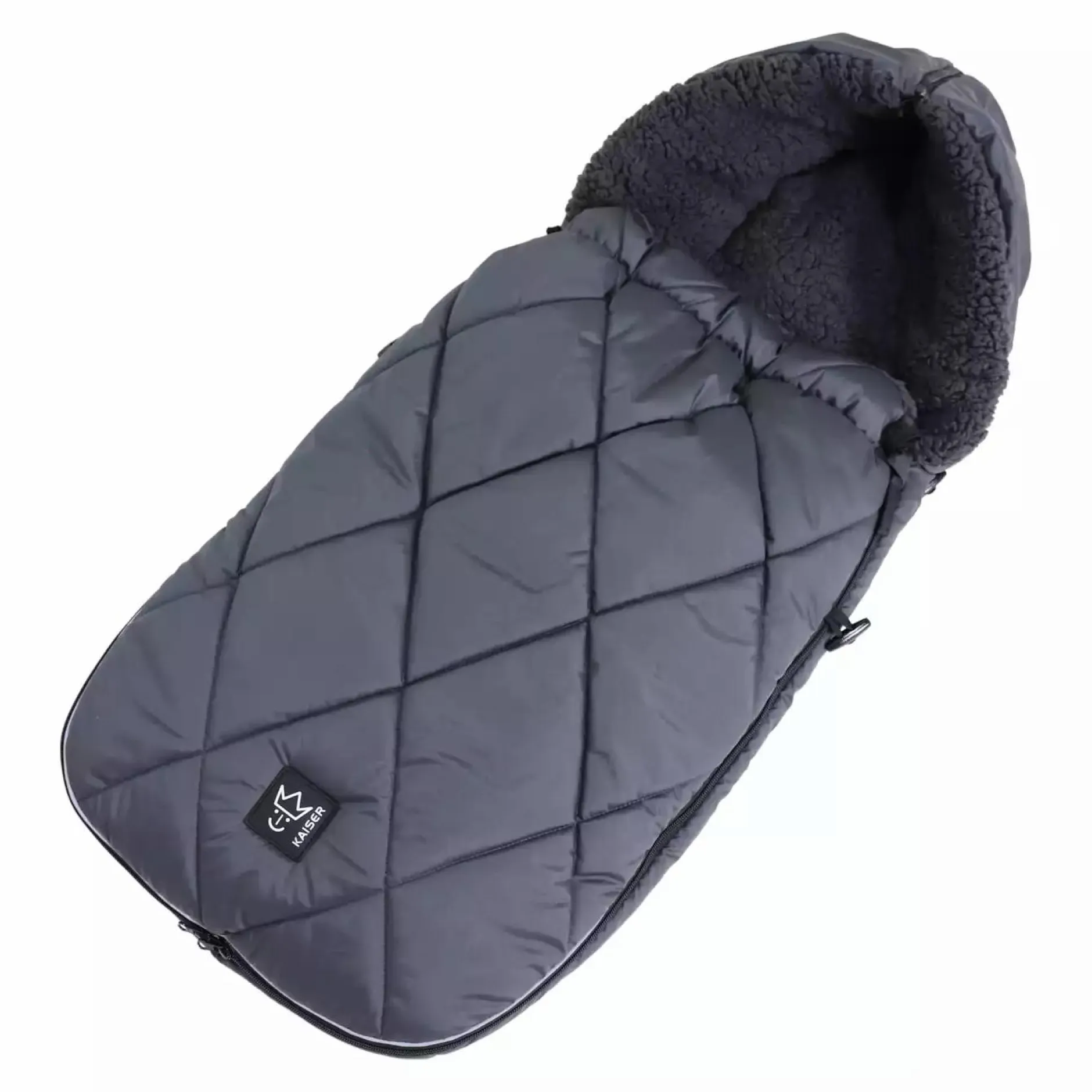 KAISER Fußsack XL Too Anthracite*Kinder Kinderwagen Zubehör