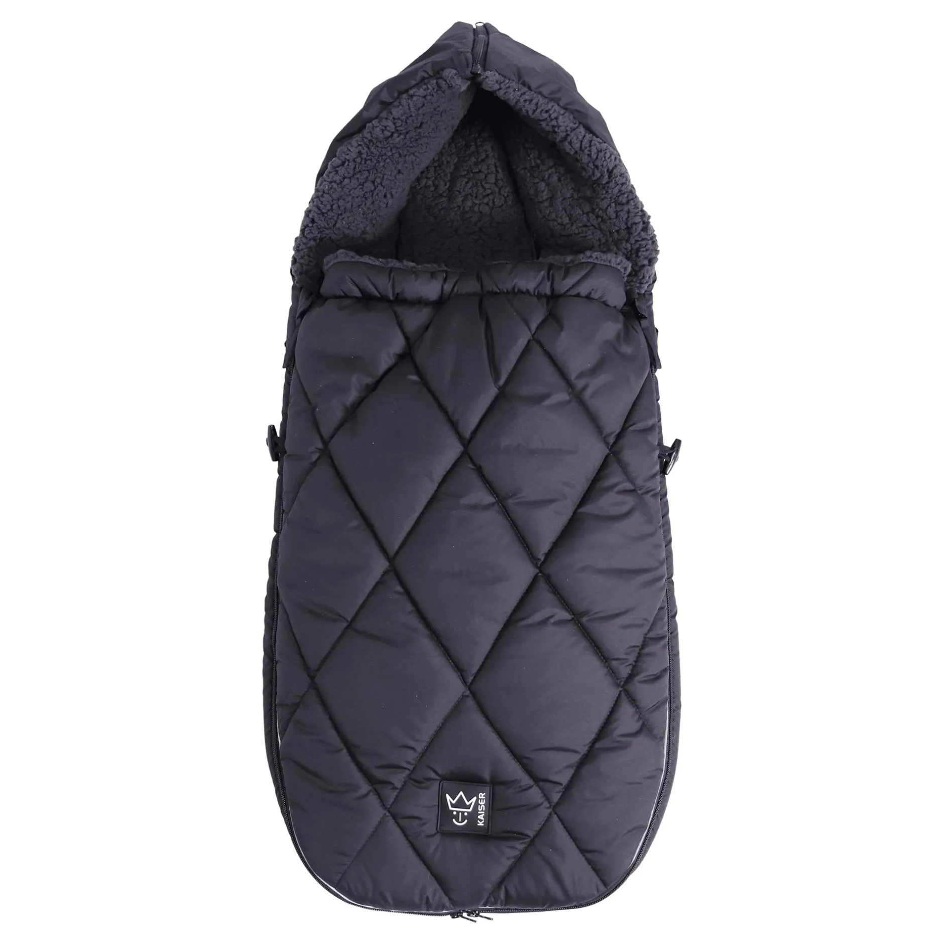 KAISER Fußsack XL Too Black*Kinder Kinderwagen Zubehör