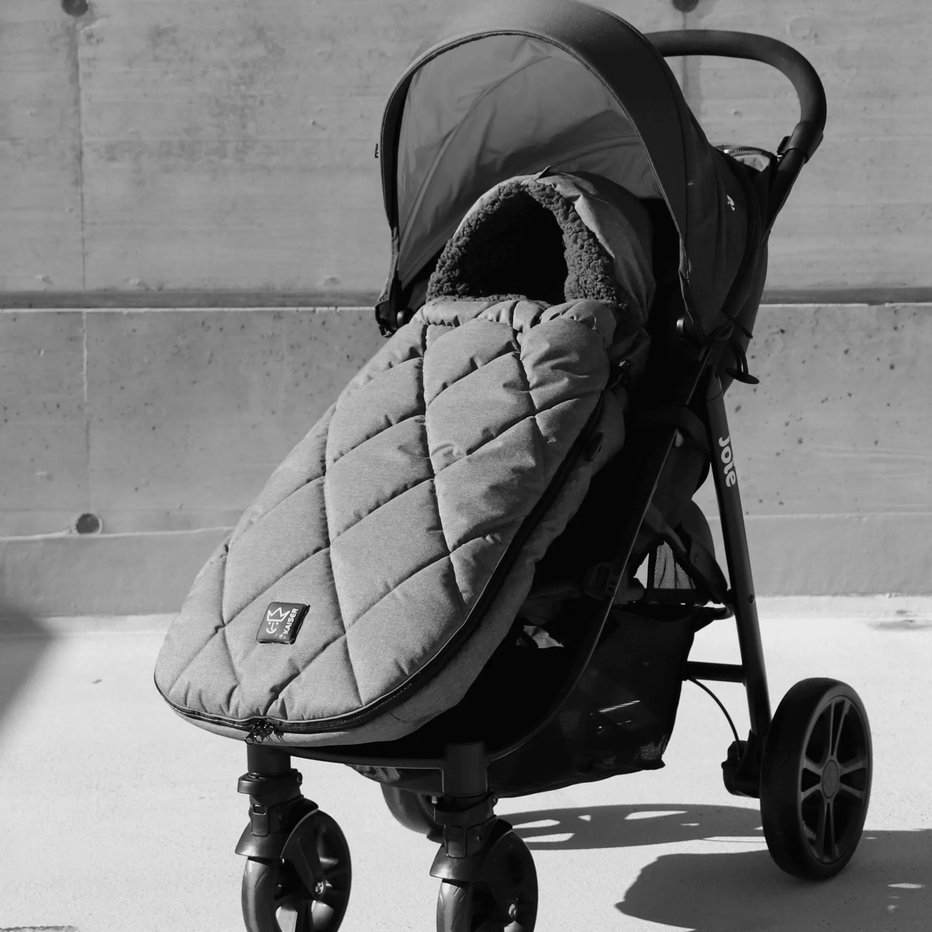 KAISER Fußsack XL Too Black*Kinder Kinderwagen Zubehör