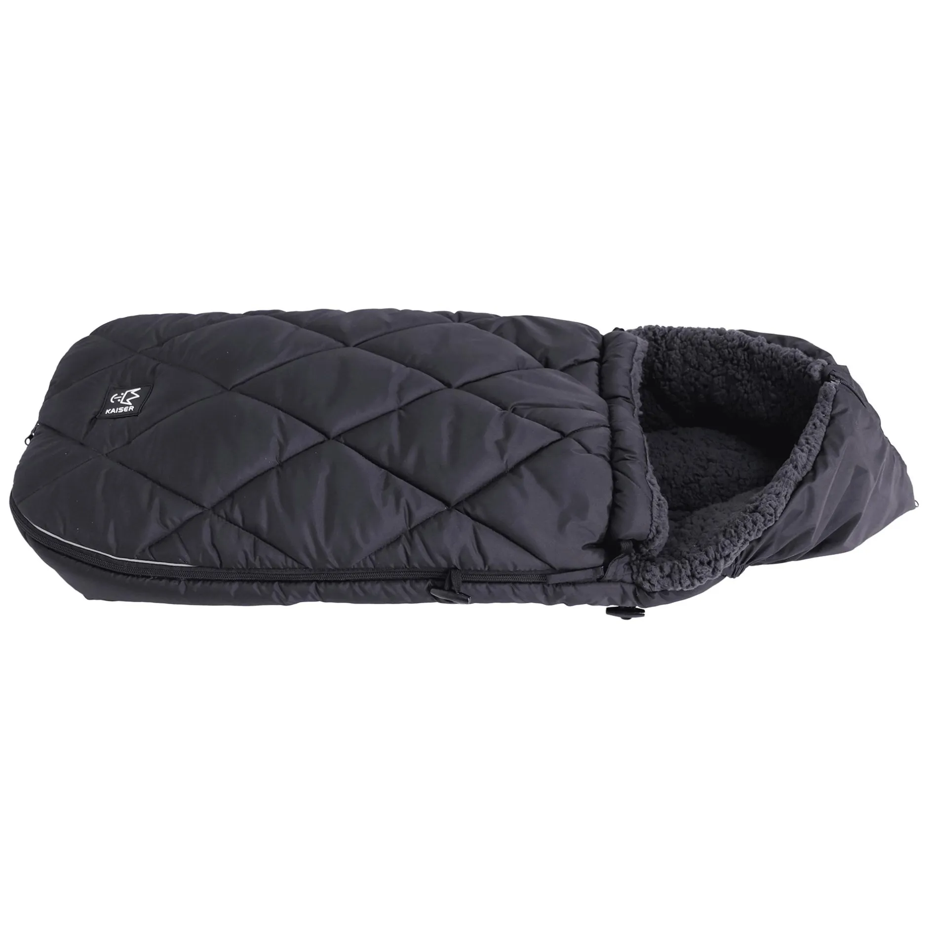 KAISER Fußsack XL Too Black*Kinder Kinderwagen Zubehör