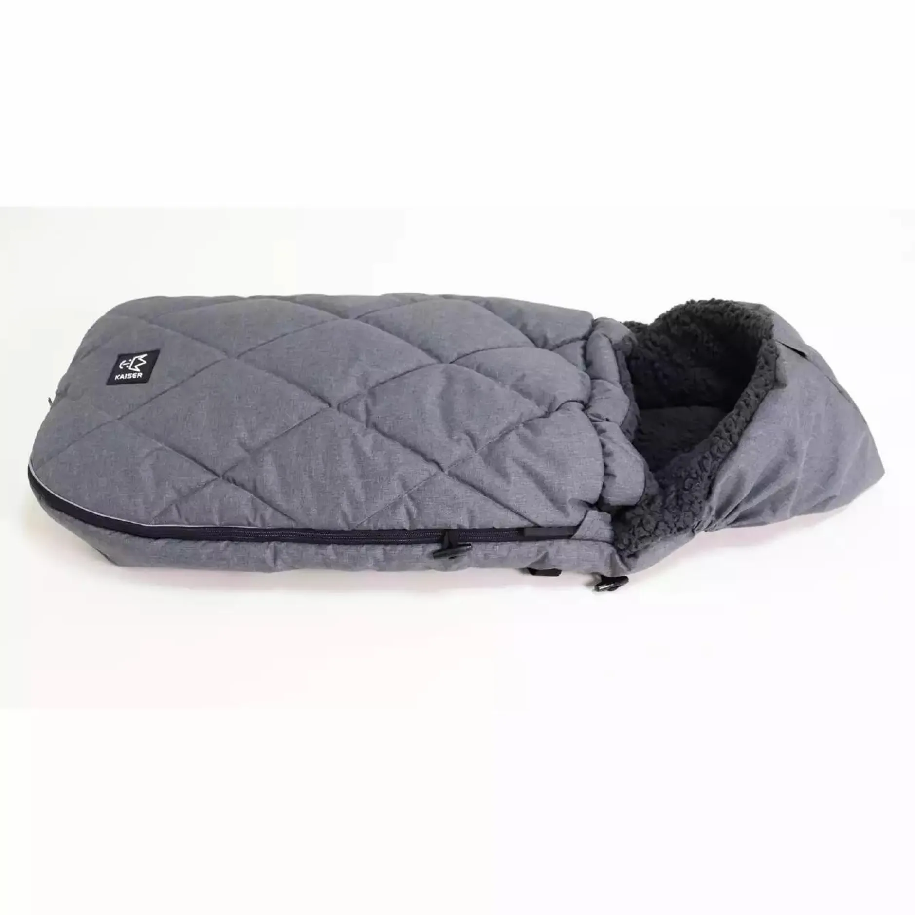 KAISER Fußsack XL Too Black Melange*Kinder Kinderwagen Zubehör