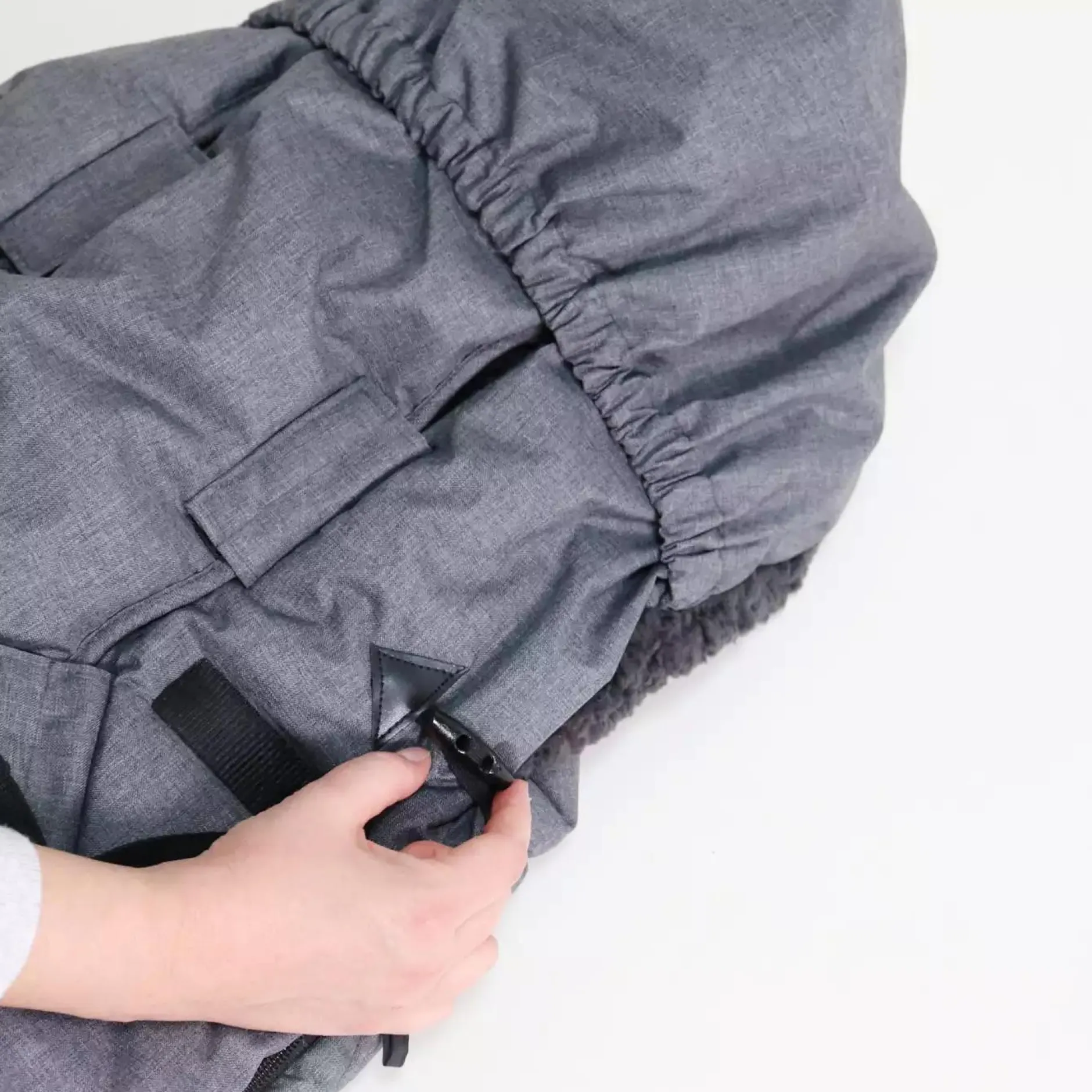 KAISER Fußsack XL Too Black Melange*Kinder Kinderwagen Zubehör