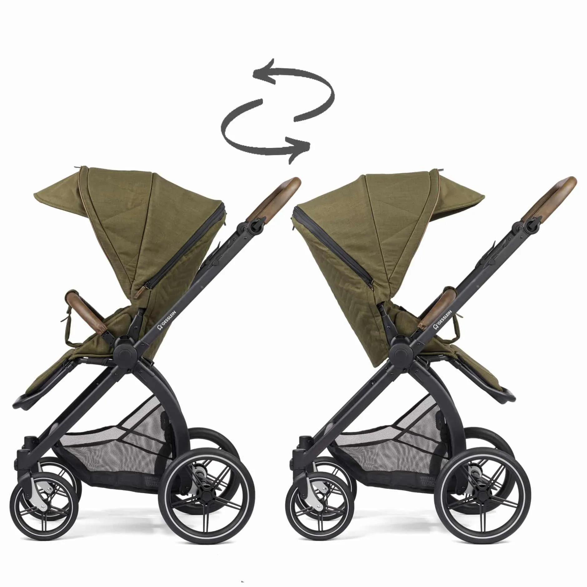 GESSLEIN FX4 Style Moos*Kinder Kombi-Kinderwagen