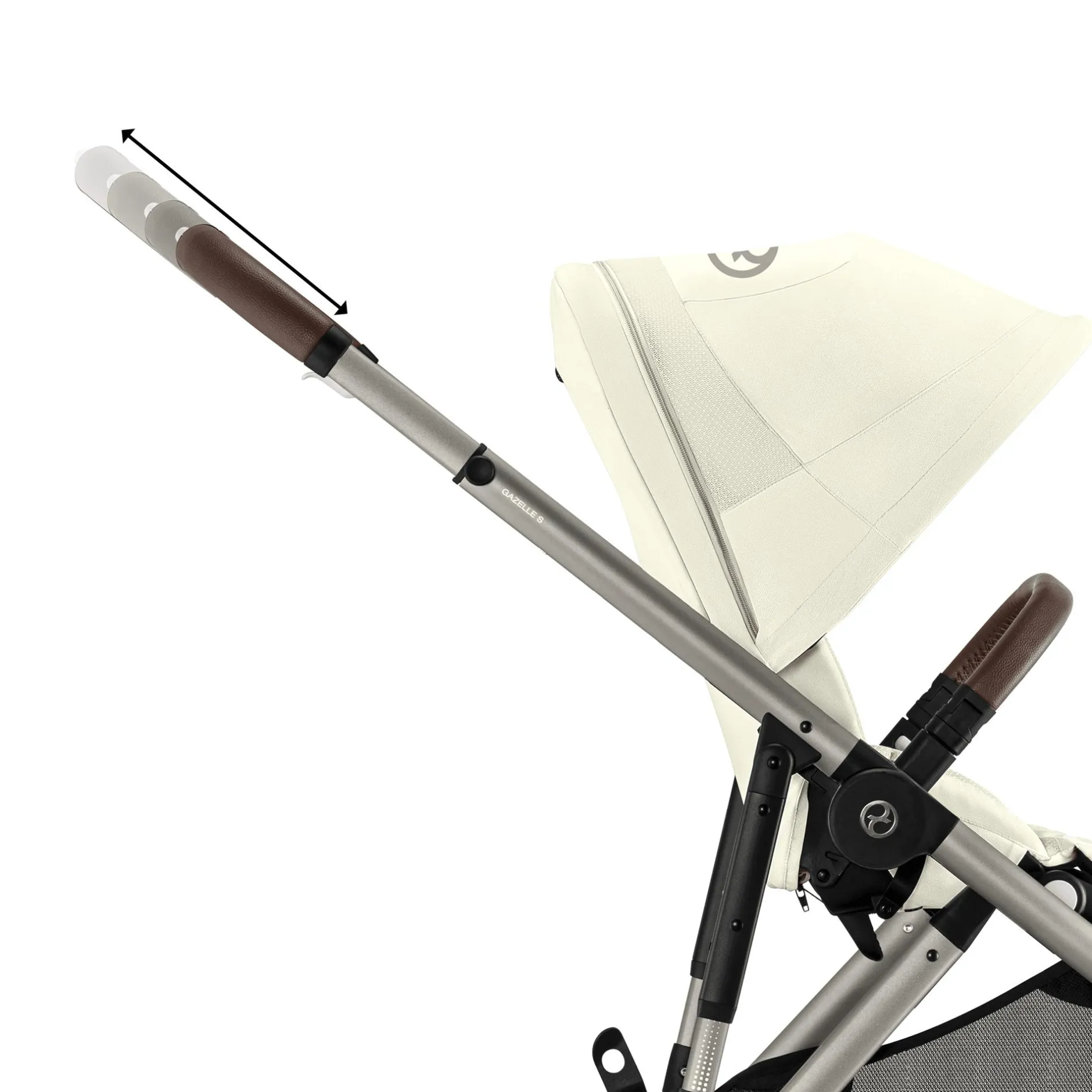 cybex Gazelle S Seashell (Taupe Frame)*Kinder Buggys
