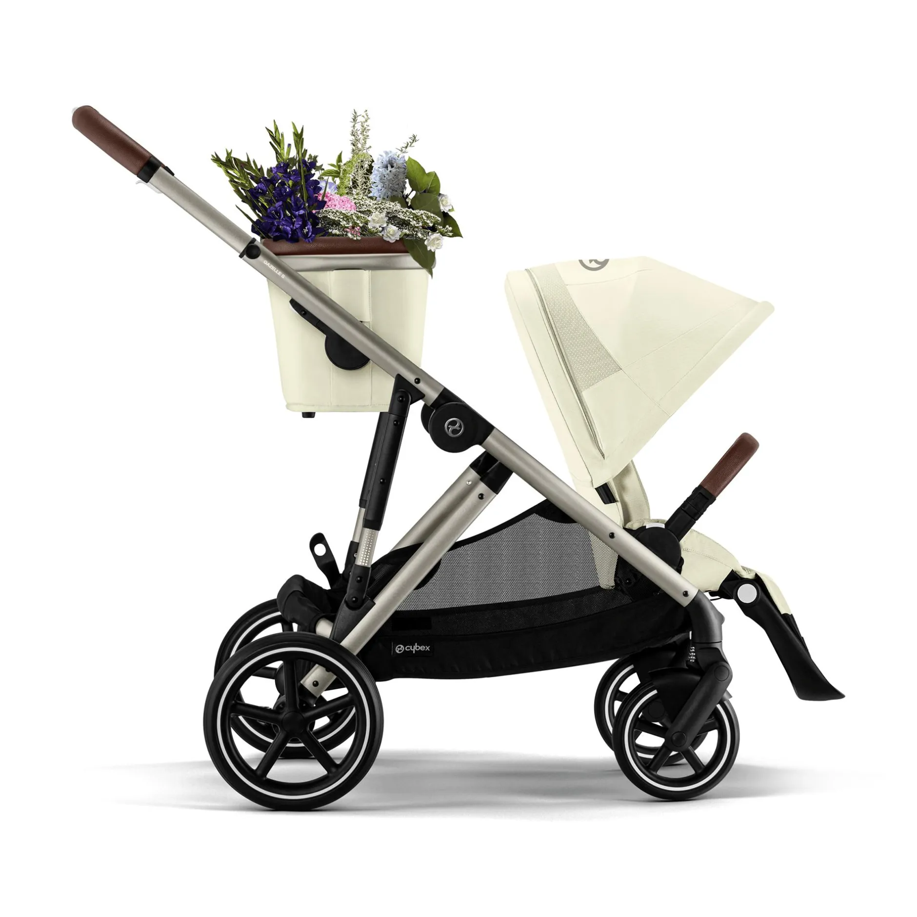 cybex Gazelle S Seashell (Taupe Frame)*Kinder Buggys