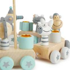 bieco Geburtstagszug*Kinder Holzspielzeug