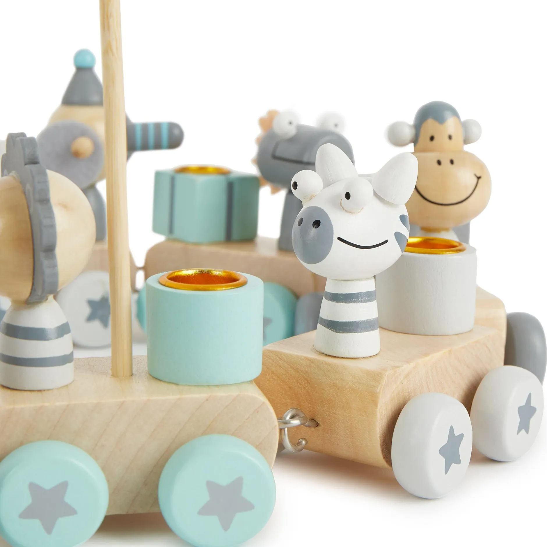 bieco Geburtstagszug*Kinder Holzspielzeug