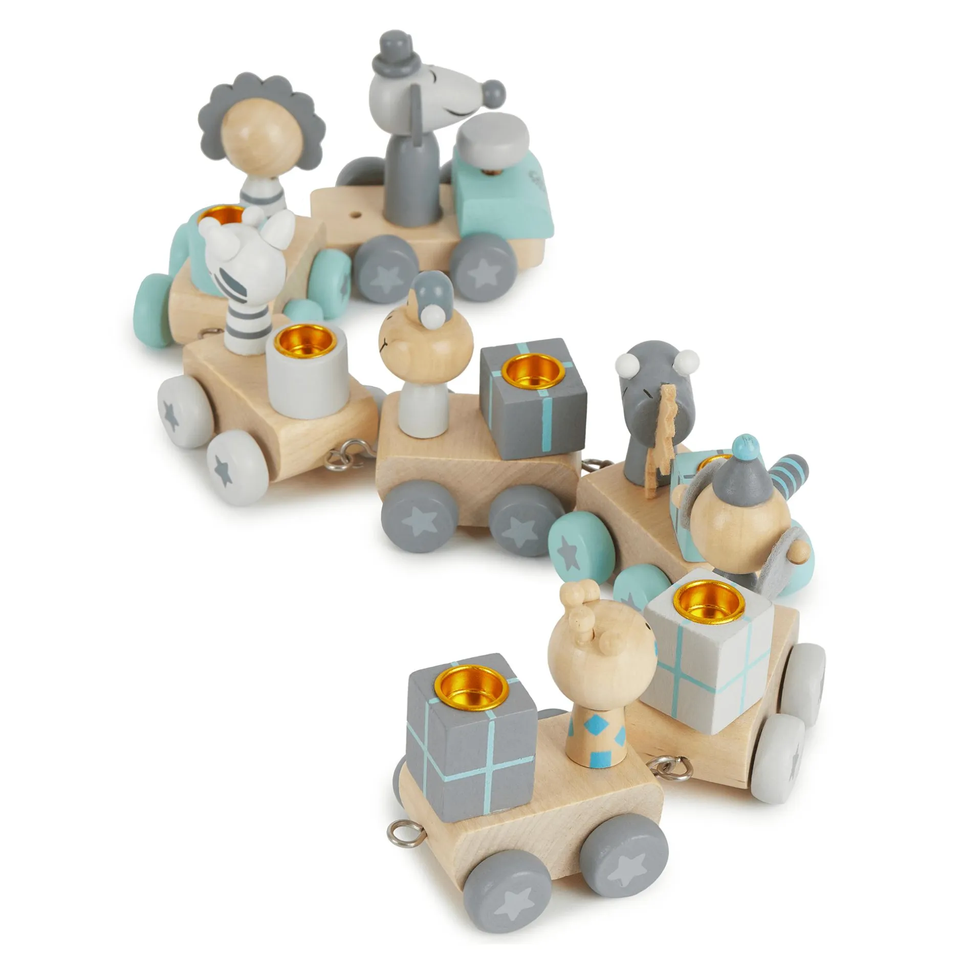 bieco Geburtstagszug*Kinder Holzspielzeug