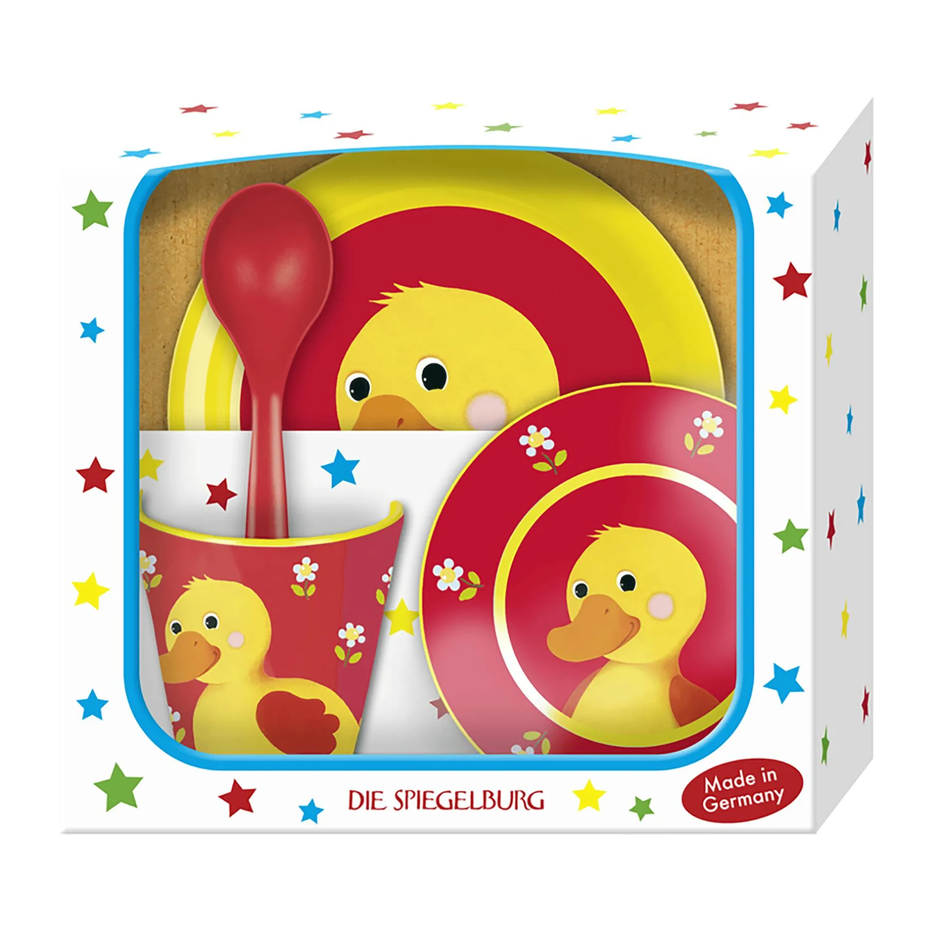 DIE SPIEGELBURG Geschenkset Ente* Besteck & Geschirr