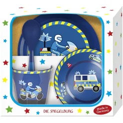 DIE SPIEGELBURG Geschenkset Polizei* Besteck & Geschirr