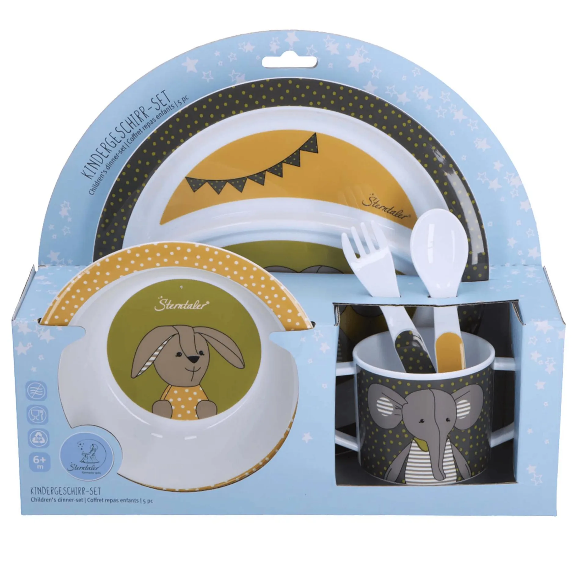 Sterntaler Geschirr-Set Eddy & Happy* Besteck & Geschirr