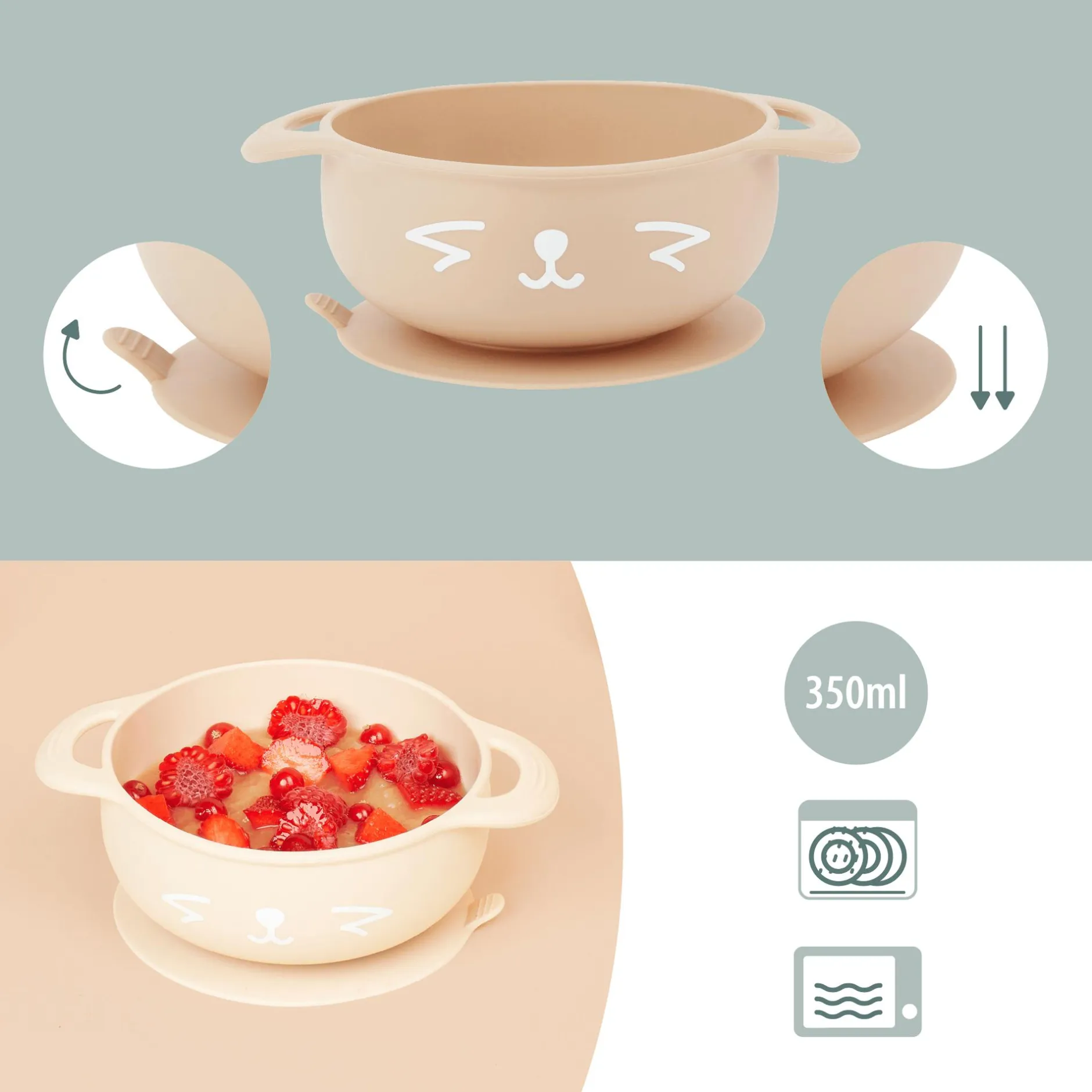 babymoov Geschirrset 3-teilig FIRST'ISY Fox* Besteck & Geschirr|Lätzchen