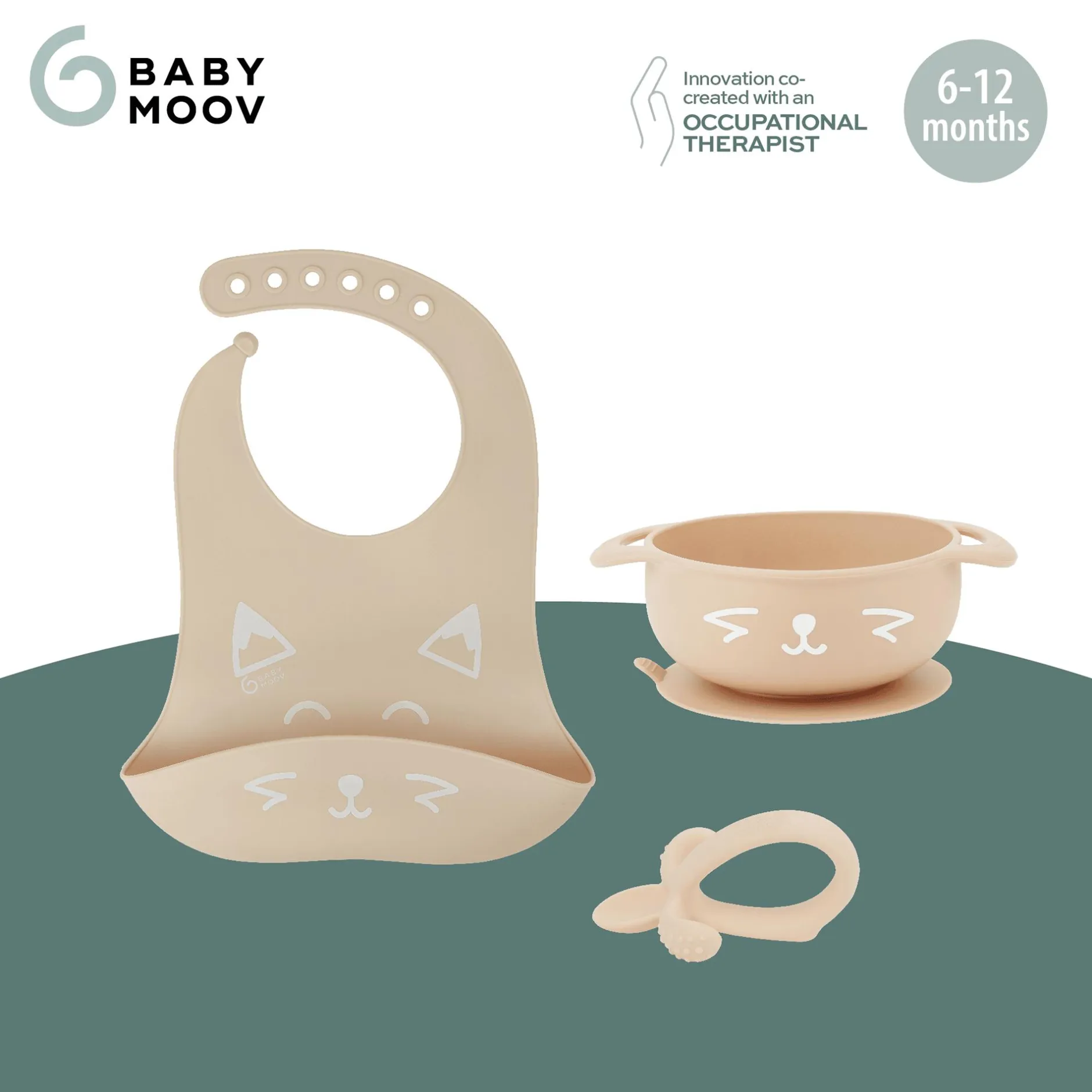 babymoov Geschirrset 3-teilig FIRST'ISY Fox* Besteck & Geschirr|Lätzchen