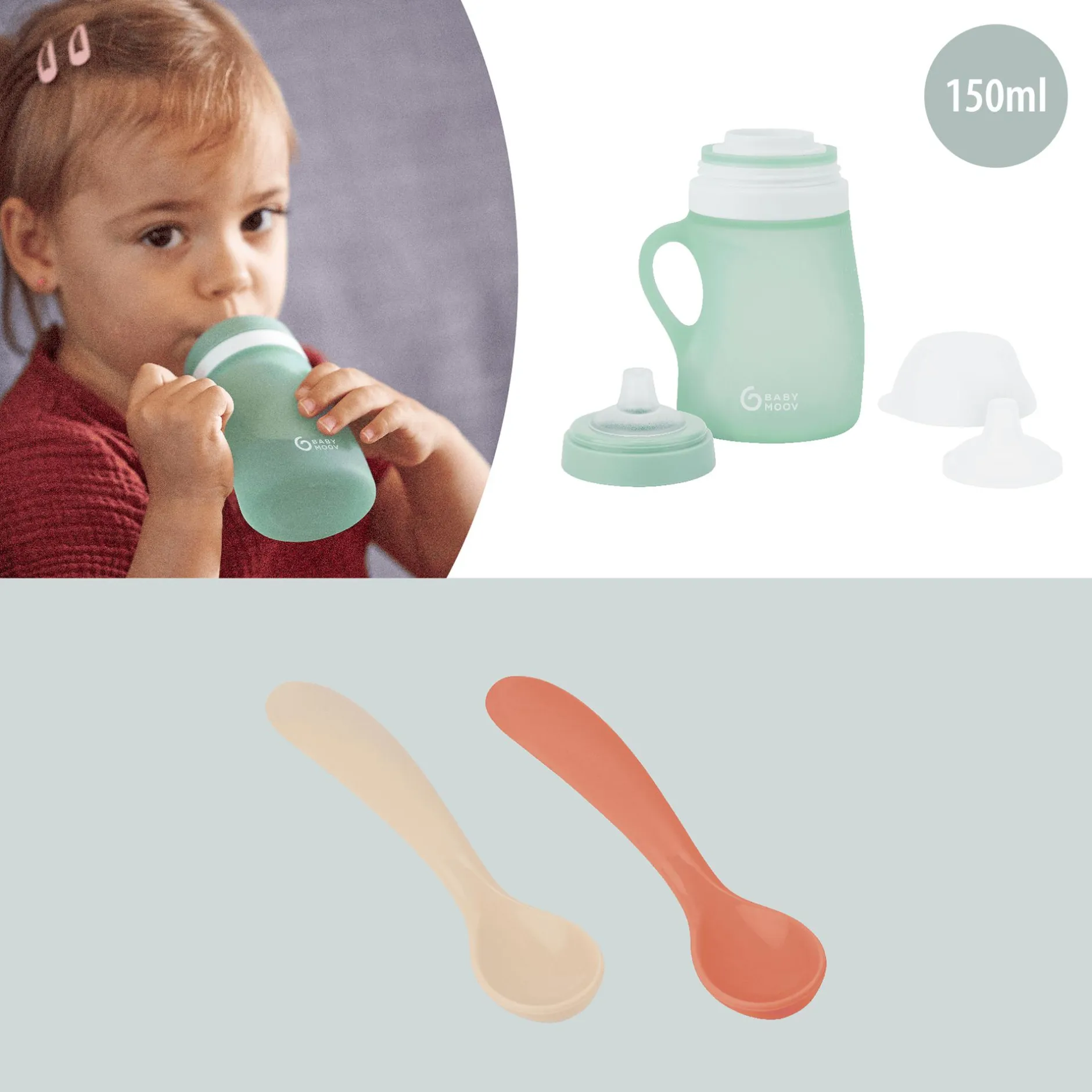 babymoov Geschirrset 4-teilig GROW'ISY* Besteck & Geschirr
