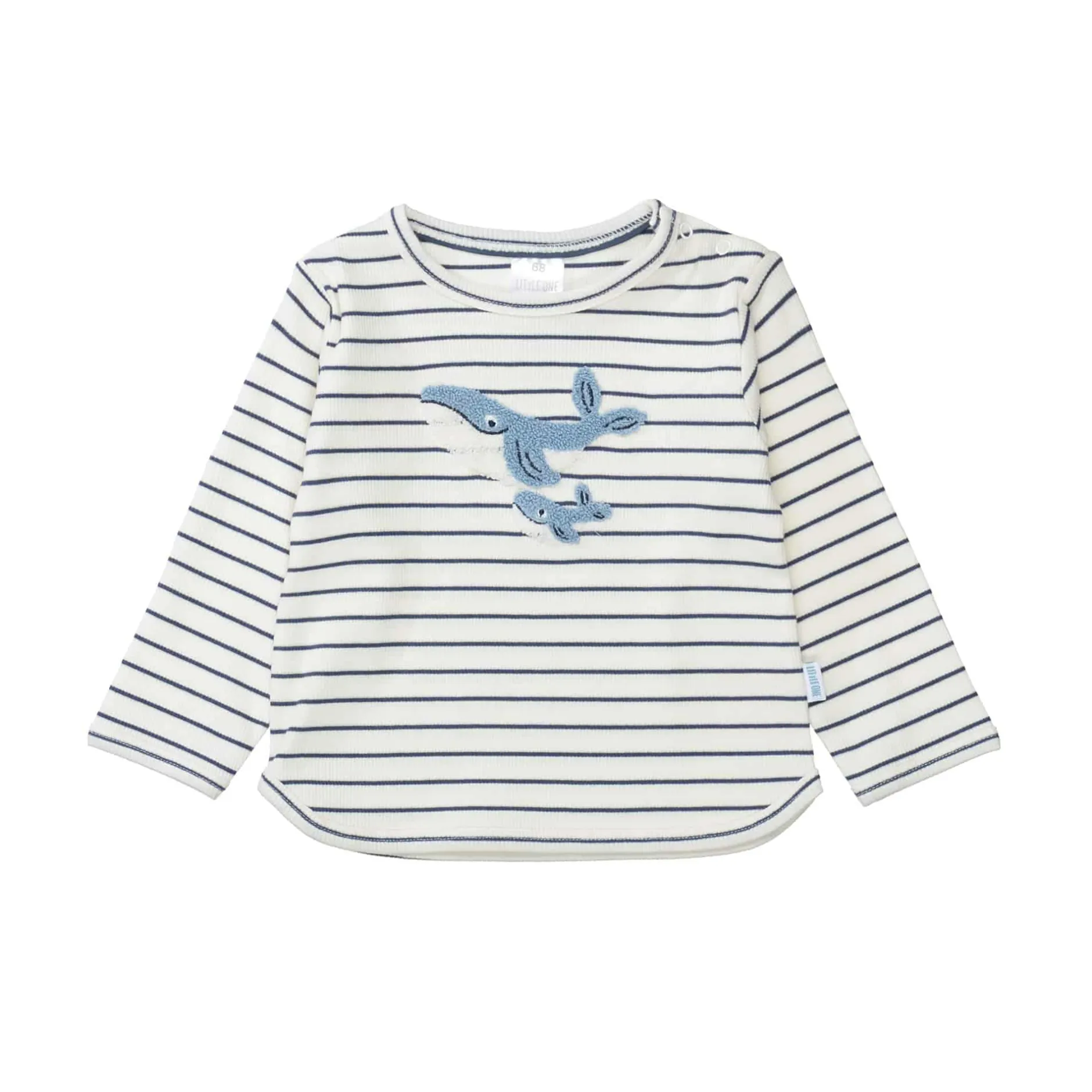 LITTLE ONE gestreiftes Langarmshirt Wal* Oberteile