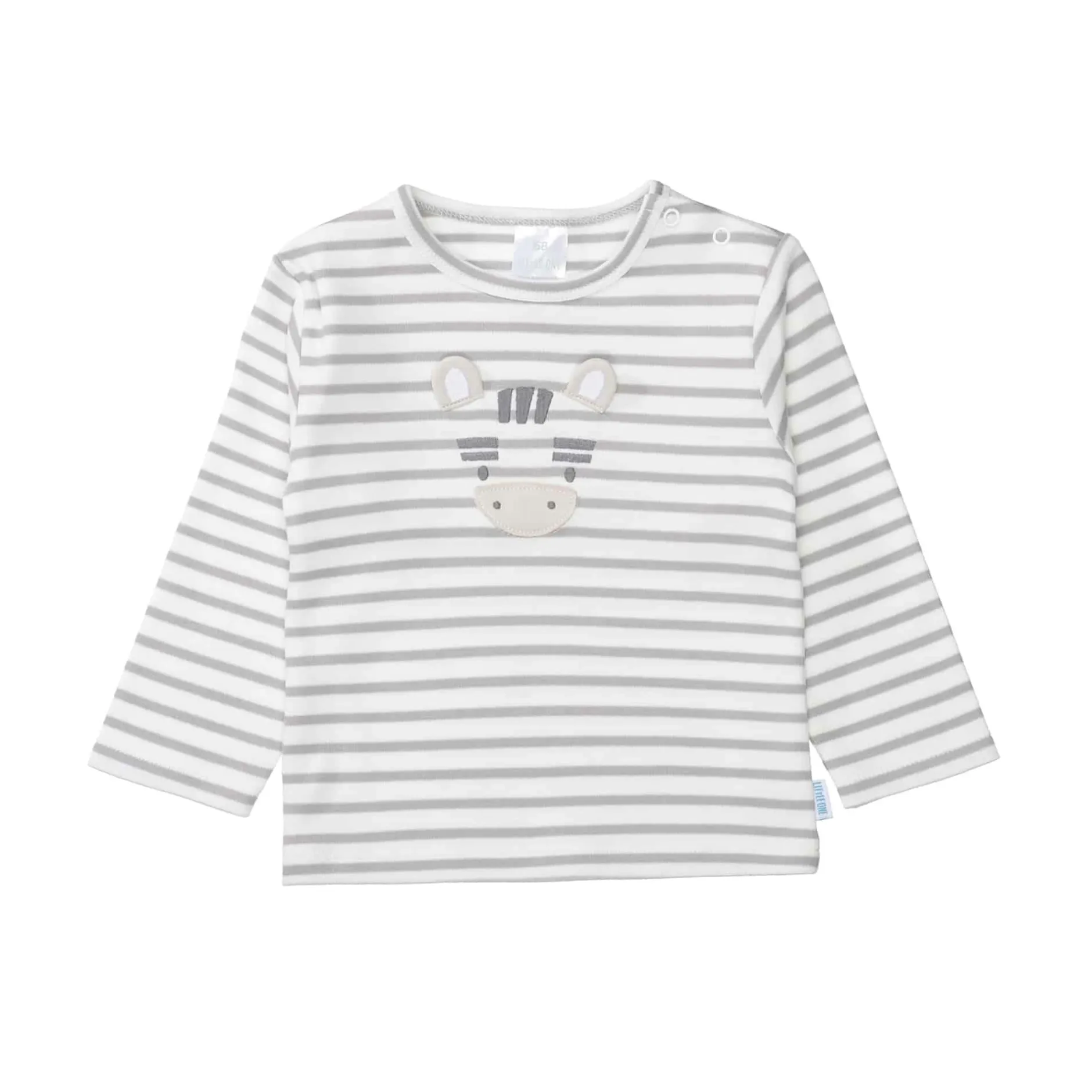 LITTLE ONE gestreiftes Langarmshirt Zebra* Oberteile