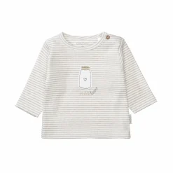 STACCATO gestreiftes Langarmshirt Milk* Oberteile