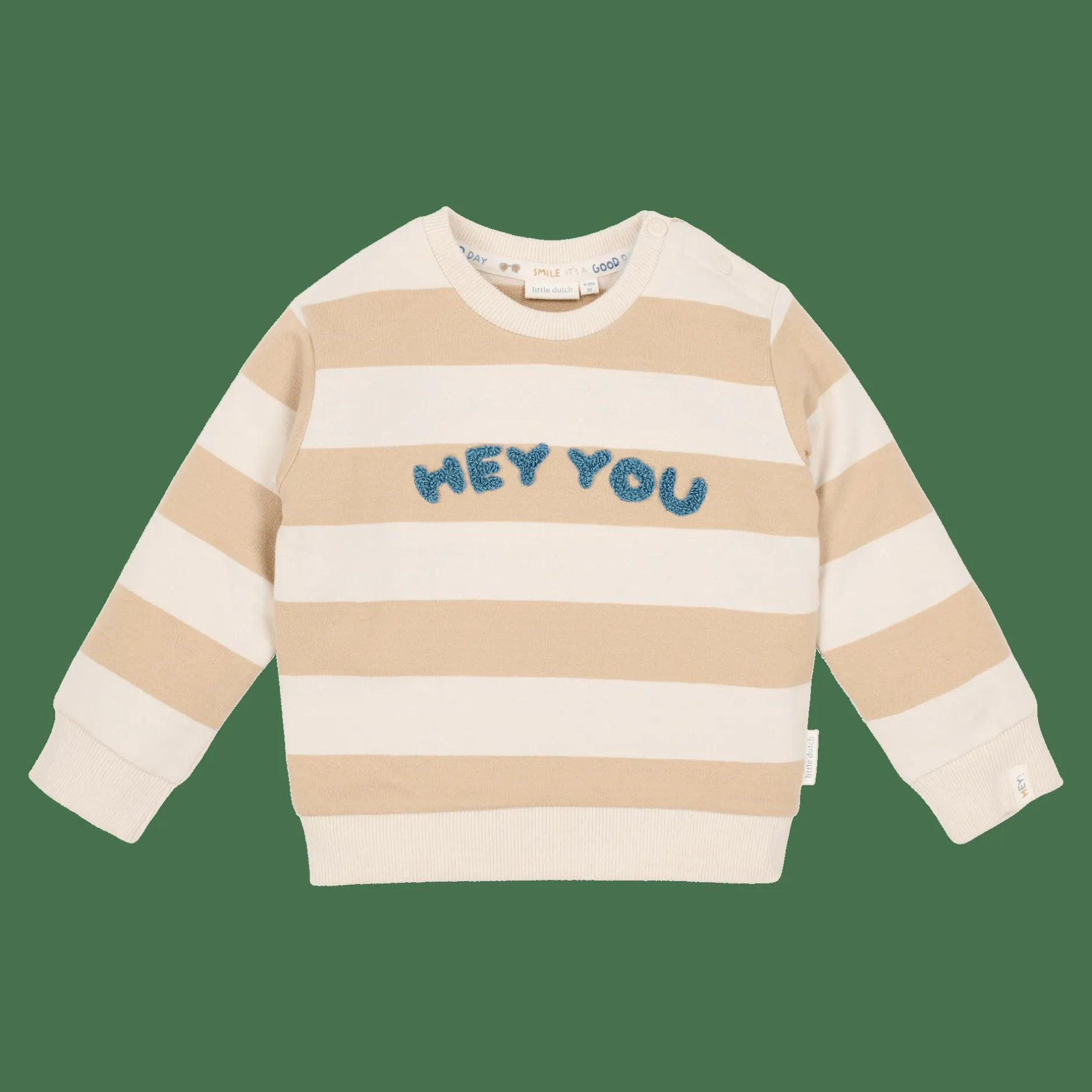 LITTLE DUTCH gestreiftes Sweatshirt Hey You* Oberteile