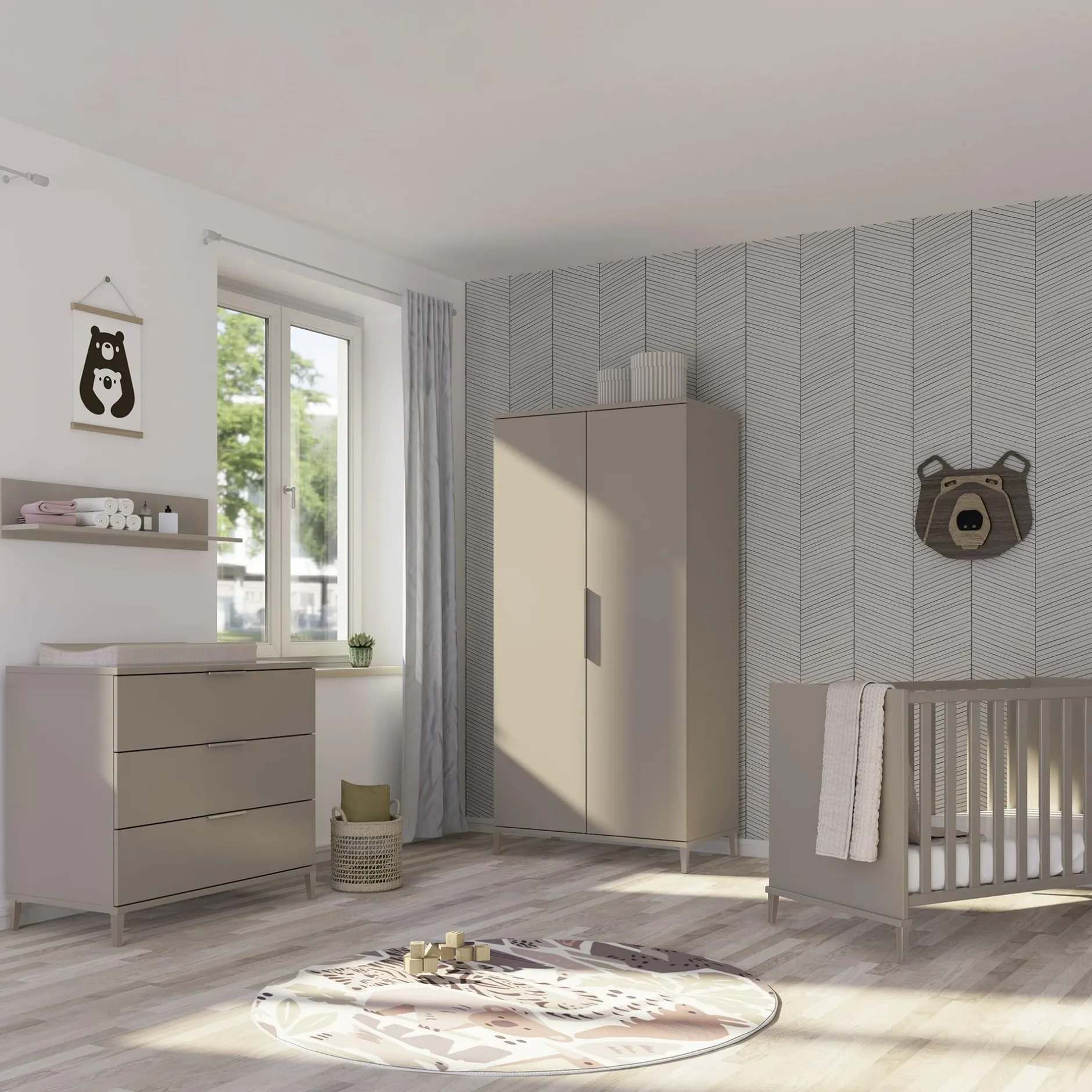 Yuny by PAIDI Gitterbett Brother Stu 60 x 120 cm* Babybetten