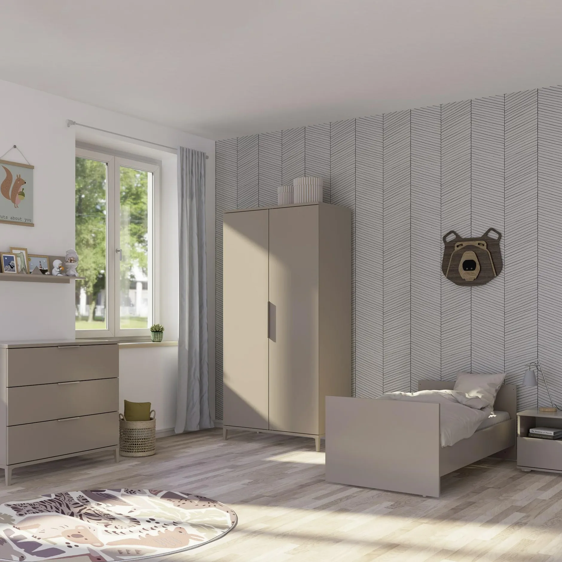 Yuny by PAIDI Gitterbett Brother Stu 70 x 140 cm* Babybetten