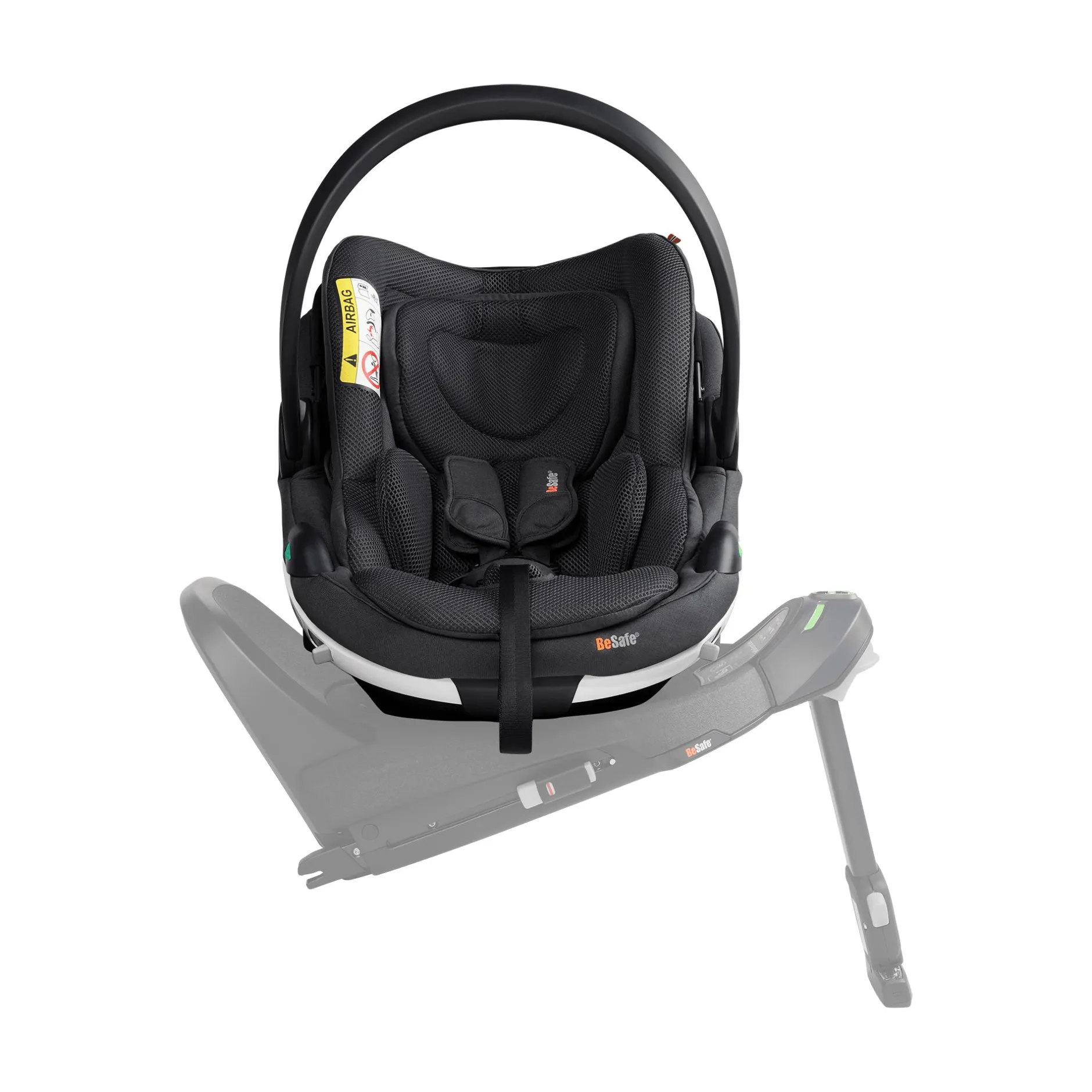 BeSafe Go Beyond Anthracite Mesh*Kinder Babyschalen 0-13 Kg, Gruppe 0+