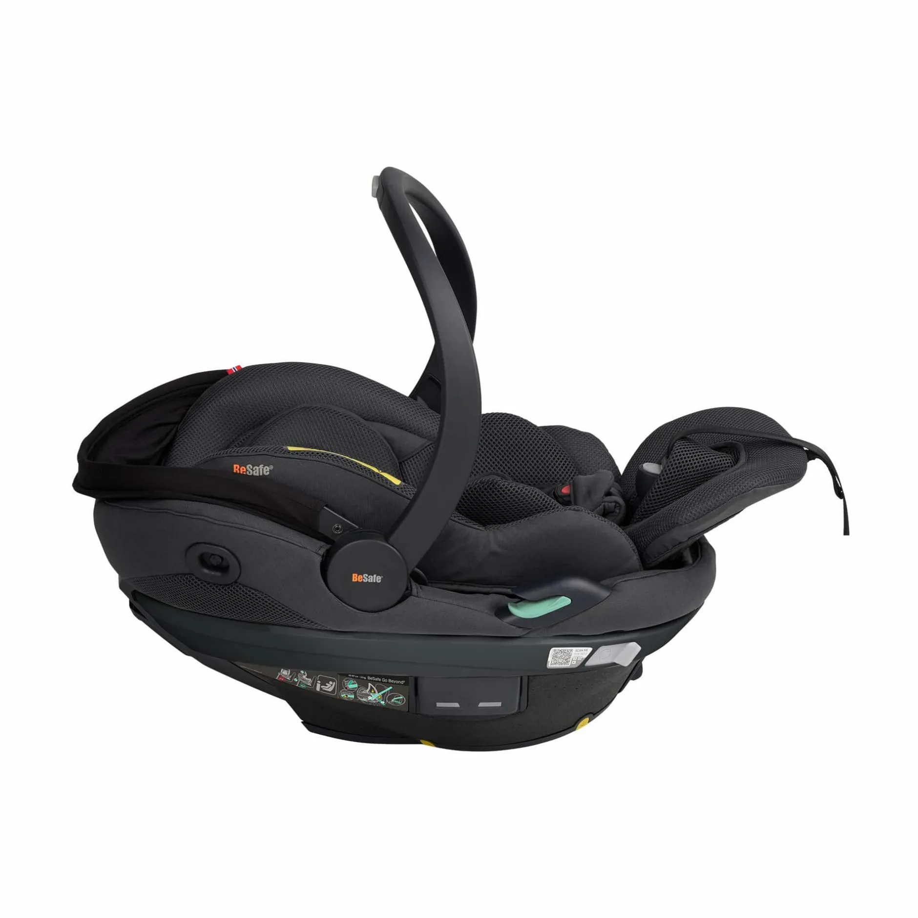 BeSafe Go Beyond² Anthracite Mesh*Kinder Babyschalen 0-13 Kg, Gruppe 0+