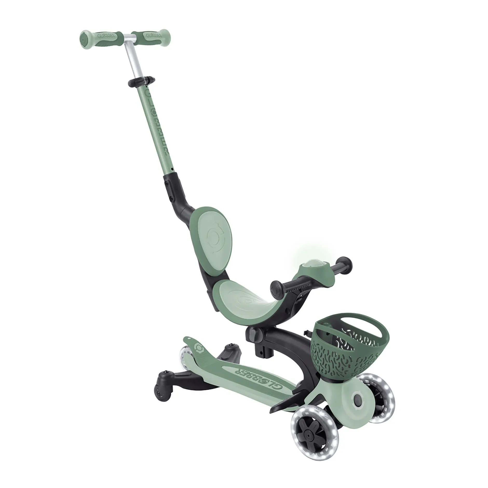 GLOBBER Go Up 360 Lights 3-in-1 Salbei*Kinder Kinderfahrzeuge