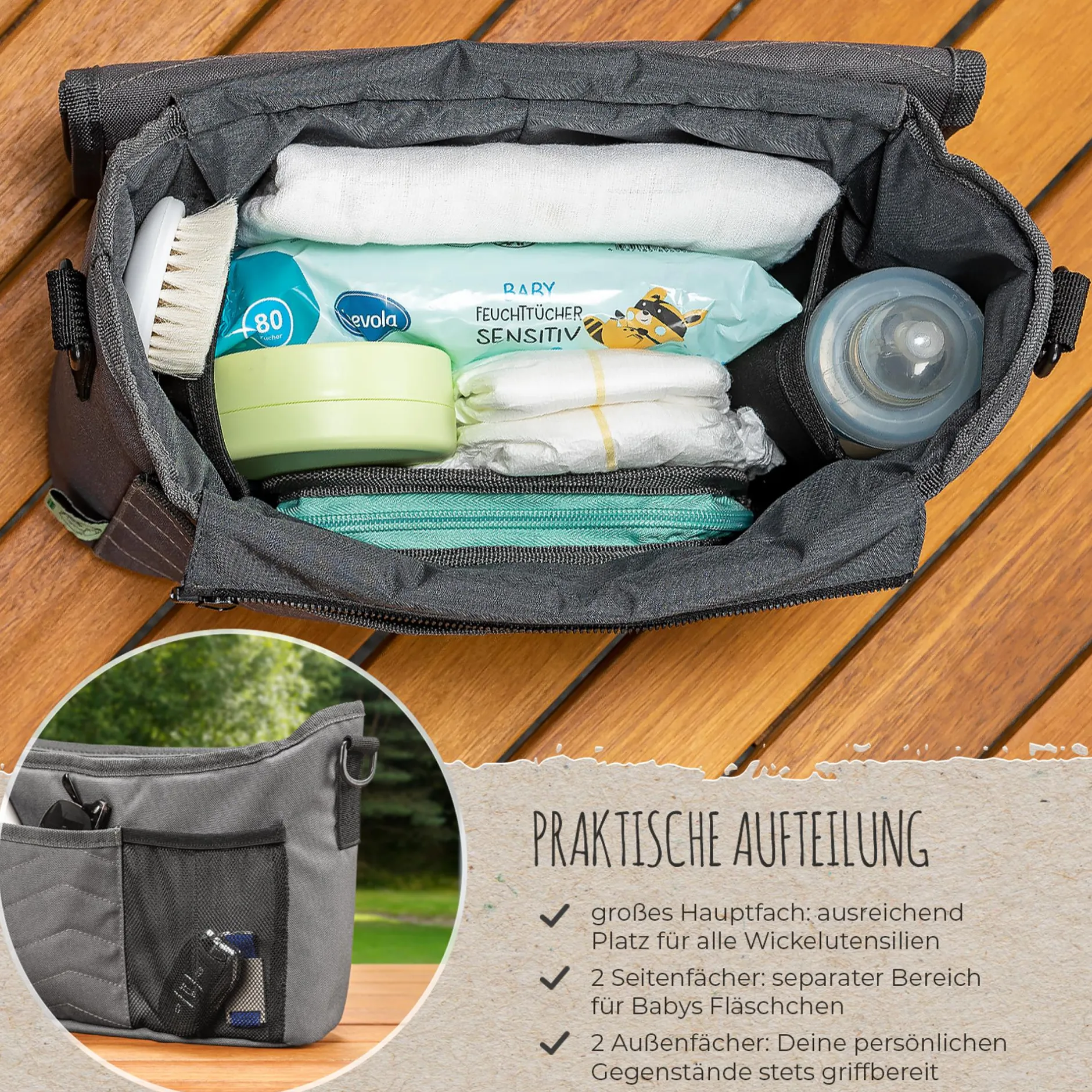 reer Growing Kinderwagen-Organizer*Kinder Kinderwagen Zubehör